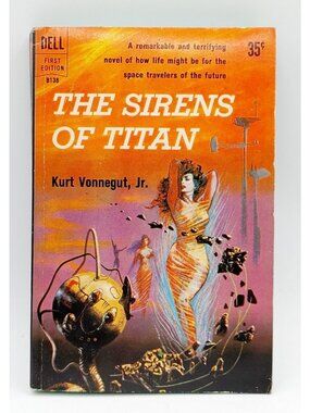 Kurt Vonnegut  The Sirens of Titan Dell Book First Edition First Printing 1959